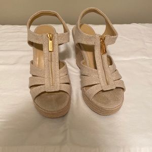 Michael Kors Canvas Wedge Heel